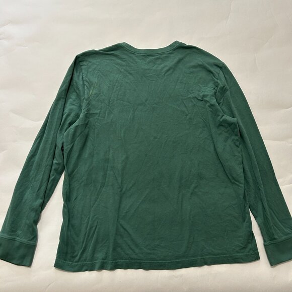 Life is good Mens XL Peace Love Dogs Winter Long Sleeve Crusher Tee Spruce Green - Picture 8 of 13